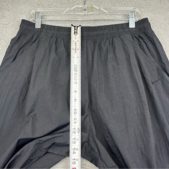 Vintage Nike Swooshy Pants Mens XXL Black Nylon Elastic Waist Joggers Activewear - Picture 11 of 15
